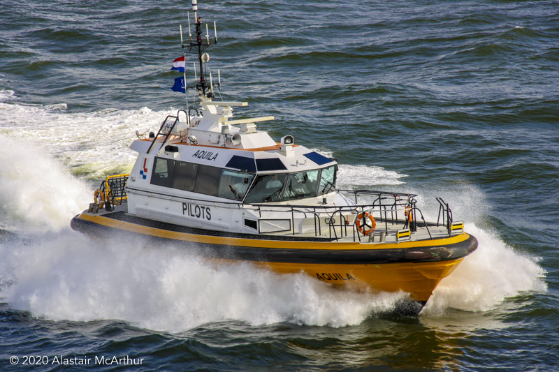 Harbour Pilot. Port of Ijmuiden, Holland 2018